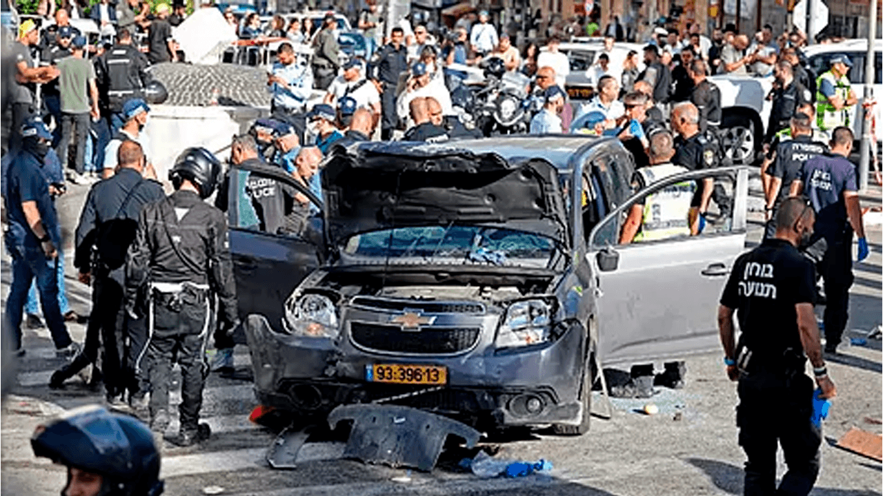 Atentado en el centro de  Jerusalén deja un saldo  de seis heridos 