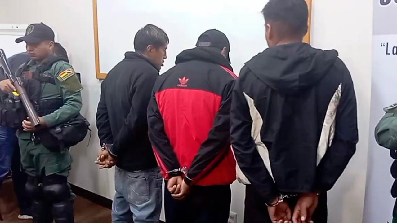 Policía de El Alto captura a cuatro delincuentes prontuariados vinculados a ataques violentos