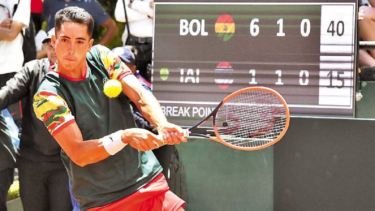 Bolivia listo para enfrentar a Uruguay en la copa Davis: Murkel Dellien confía en el mejor equipo en mucho tiempo