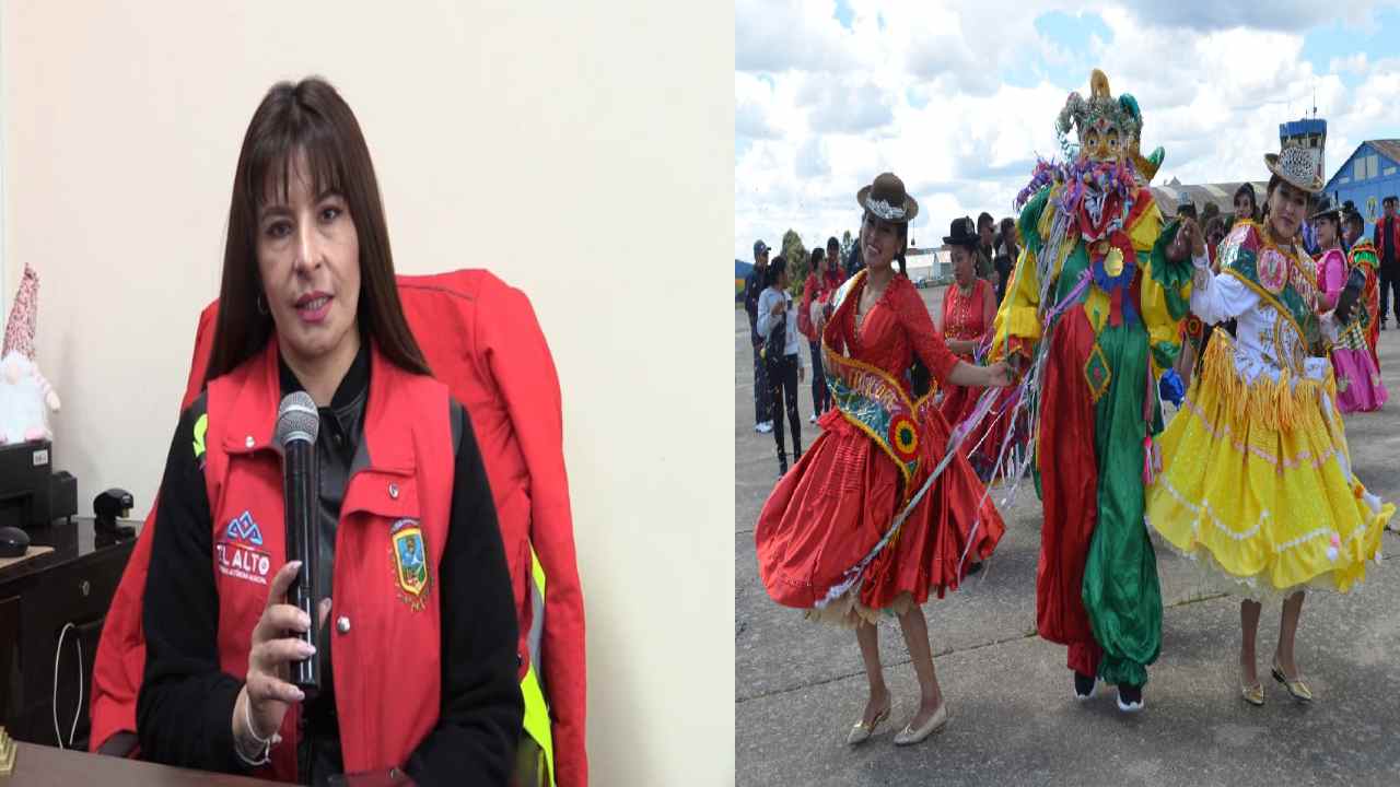 El carnaval se vive en El Alto, este sábado es la Anata Andina