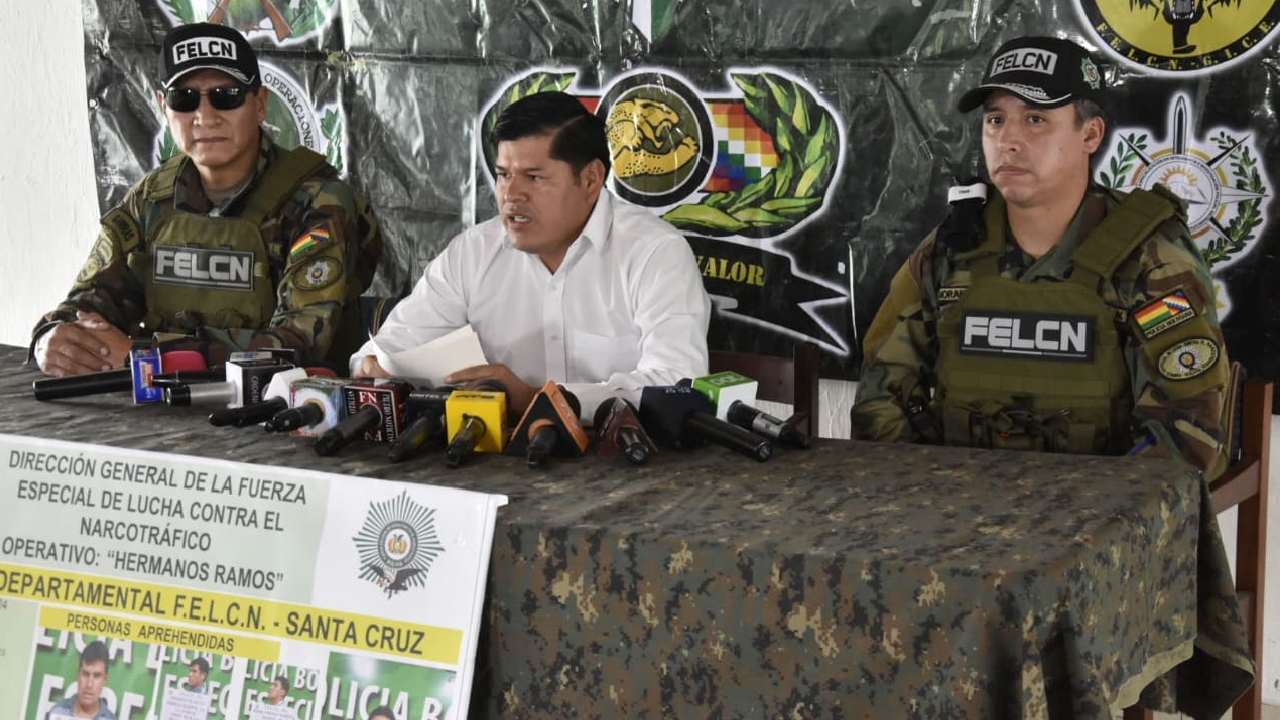 Un Golpe Contundente al Narcotráfico en Montero - Warnes