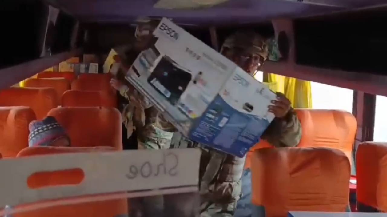 Más de 100 impresoras decomisadas por efectivos militares en operativo anticontrabando