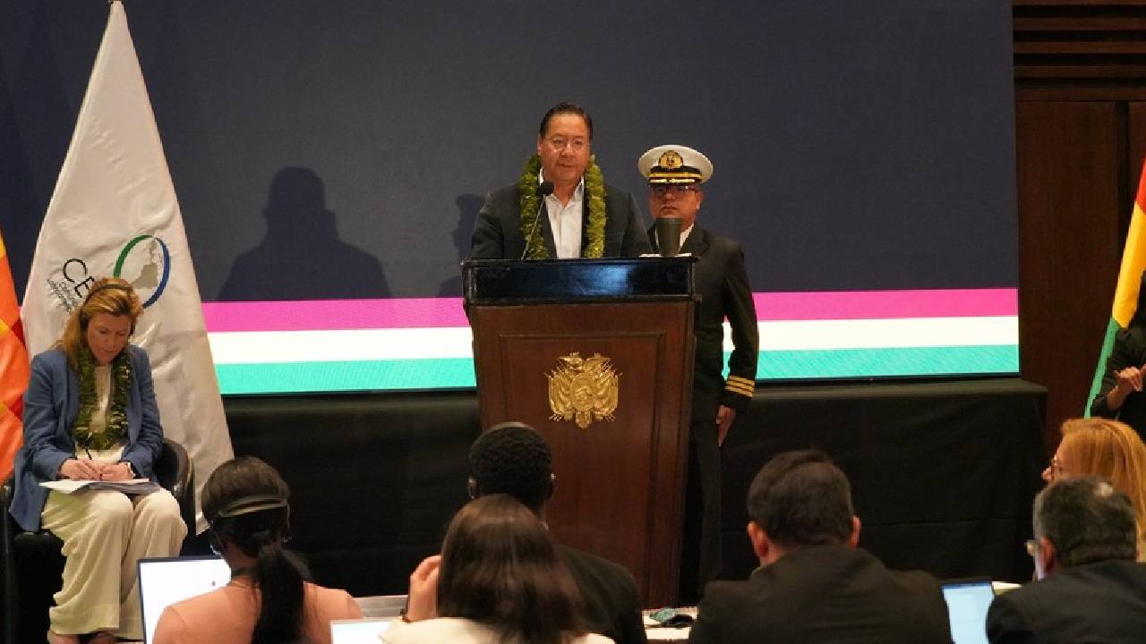 Presidente Luis Arce llama a la acción global para combatir el narcotráfico 