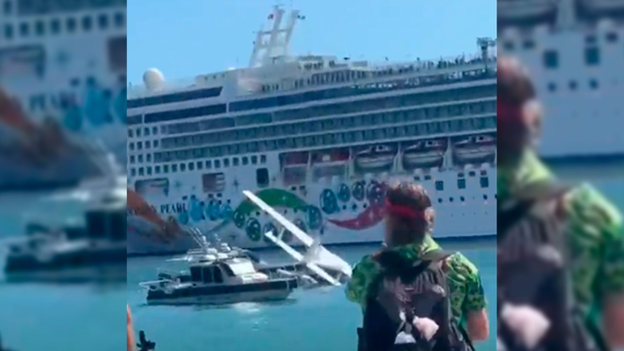 Hidroavión se estrella cerca de la terminal de cruceros de Miami: Siete pasajeros rescatados ilesos en operativo espectacular
