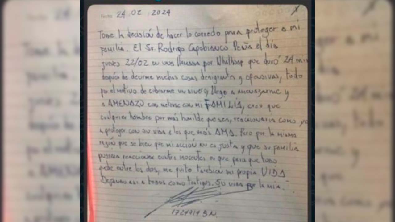 Supuesta carta de presunto agresor en tiroteo conmociona en redes sociales