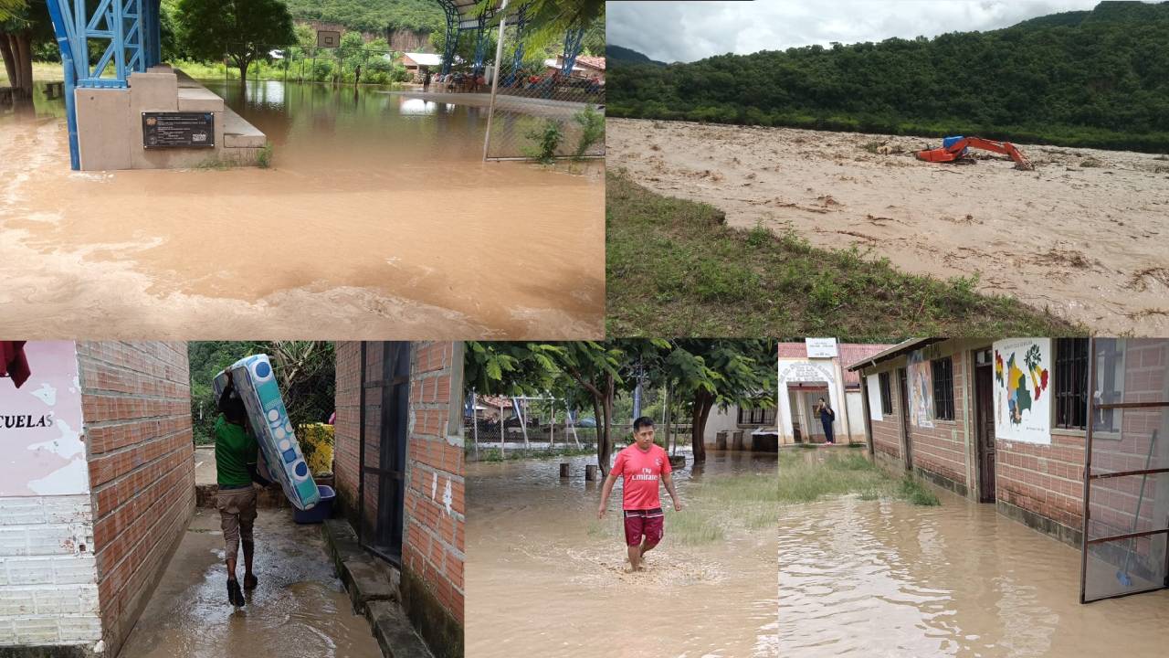 Emergencia en El Villar: Familias en evacuación por desbordamiento del río Azero