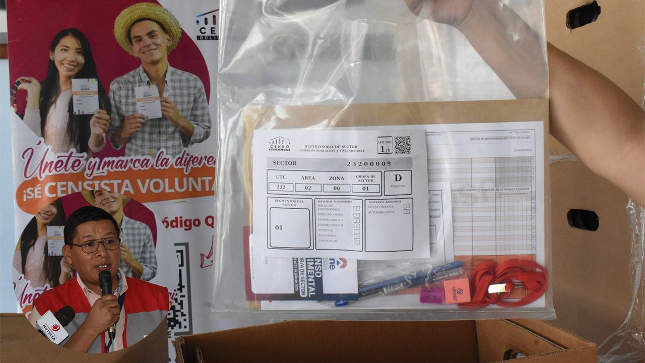 INE Beni recibe cajas censales y material para el Censo de Población y Vivienda 2024