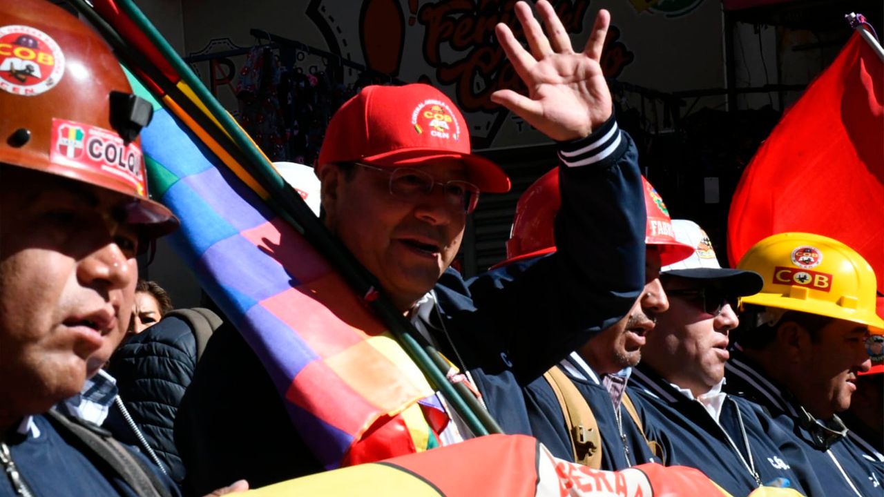 Presidente Arce celebra el Día del Trabajador con la COB